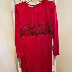 Sara Elizebeth Red dress